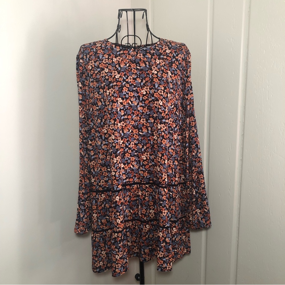 J.Jill Printed Tiered Tunic